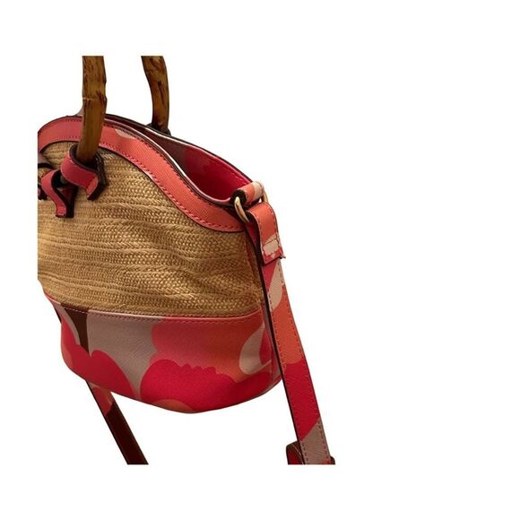 Trina Turk Rainbow Petals Straw Purse - Picture 5 of 12